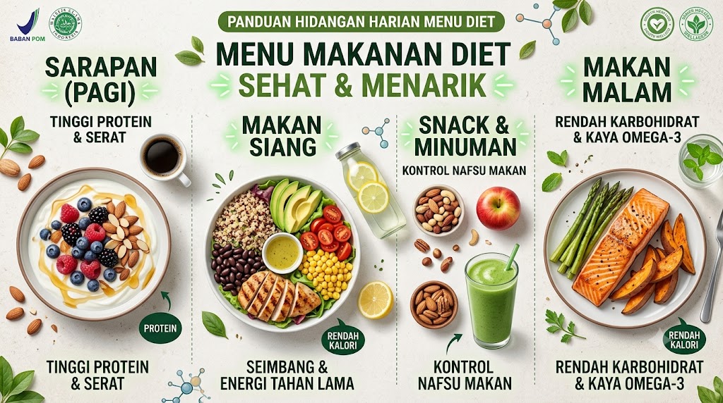 Menu Makanan untuk Diet: Pilihan Sehat untuk Menurunkan Berat Badan