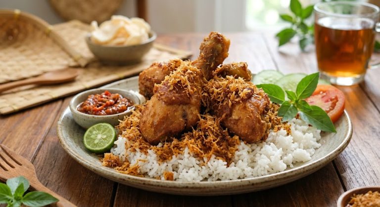 Resep Ayam Goreng Lengkuas Rempah Kelapa, Gurih dan Harum