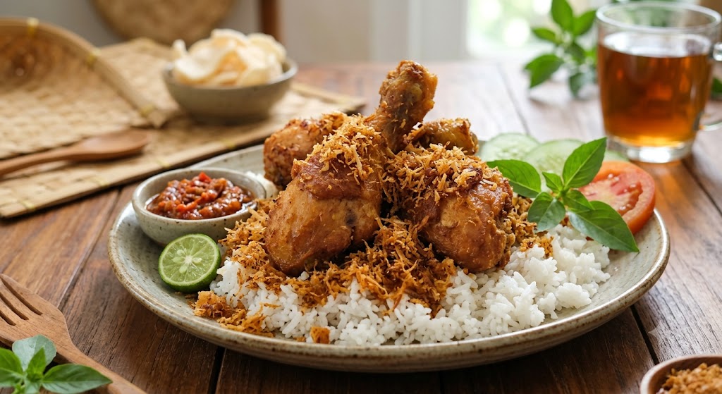Resep Ayam Goreng Lengkuas Rempah Kelapa, Gurih dan Harum