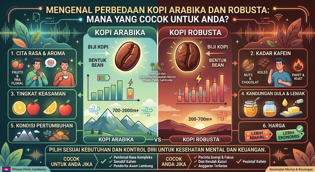 Mengenal Perbedaan Kopi Arabika dan Robusta: Mana yang Cocok untuk Anda?